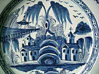 antique pottery image - AN ENGLISH DELFTWARE ABIGAIL GRIFFITH LONDON LAMBETH TIN-GLAZED CHARGER C.1770-85